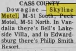 Castle Inn (Skyline Motel) - Apr 1983 Article (newer photo)